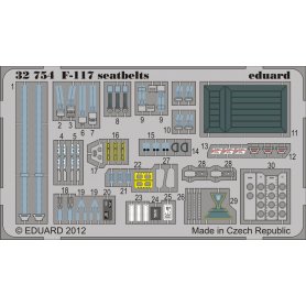 Eduard 1:32 Pasy bezpieczeństwa do F-117 dla Trumpeter