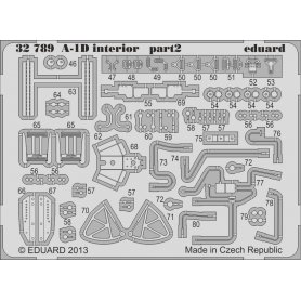 Eduard 1:32 A-1D interior S. A. TRUMPETER