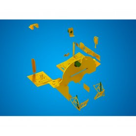 Eduard 1:32 A-1D interior S. A. TRUMPETER