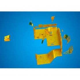 Eduard 1:32 A-1D interior S. A. TRUMPETER