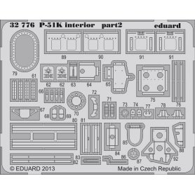 Eduard 1:32 North American P-51 K interior S.A. dla Tamiya