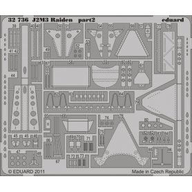 Eduard 1:32 Mitsubishi J2M3 Raiden interior S.A. dla Hasegawa