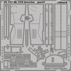 Eduard 1:32 Heinkel He 219 interior S.A. dla Revell