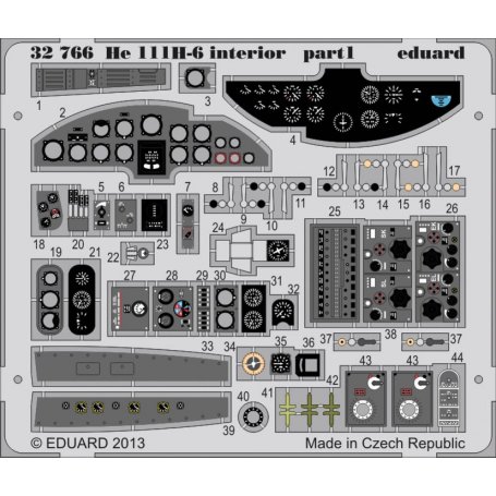 Eduard 1:32 Heinkel He 111 H-6 interior S.A. REVELL