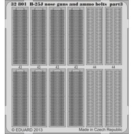 B-25J nose guns and ammo belts HK MODELS