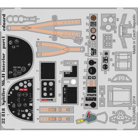 Spitfire Mk.II interior S.A. Revell 3986