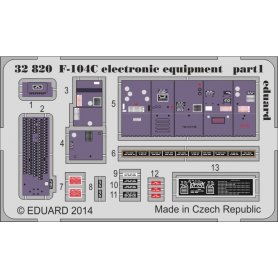 F-104C electronic equipment Italeri 2504