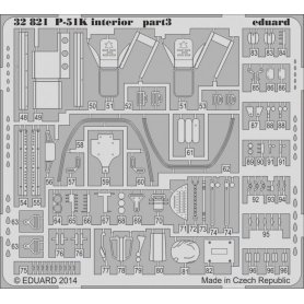 Eduard 1:32 North American P-51K interior S.A. dla Dragon