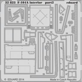 Eduard 1:32 F-104A interior S.A. dla Italeri 2504