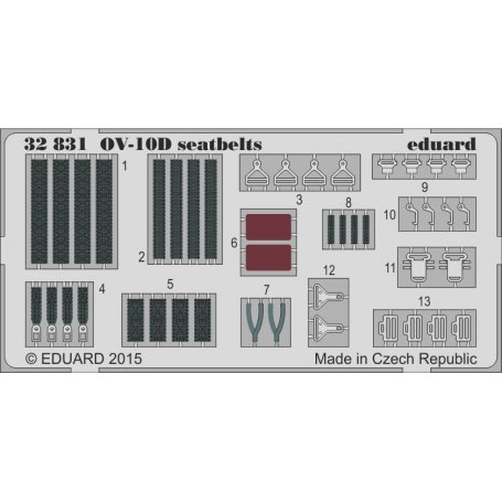 OV-10D seatbelts Kitty Hawk KH32003
