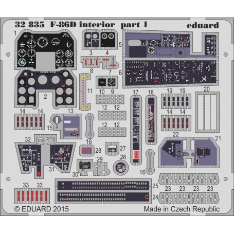 F-86D interior S.A. KittyHawk KH32007