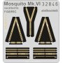 Mosquito Mk.VI seatbelts FABRIC Tamiya 60326