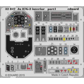 Eduard 1:32 Interior elements for Junkers Ju-87 G-2 / Trumpeter 03218 