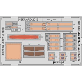 Eduard 1:32 Pasy bezpieczeństwa do Junkers Ju-87 G-2 dla Trumpeter 03218