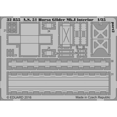 A.S. 51 Horsa Glider Mk.I interior BRONCO MODELS 35195