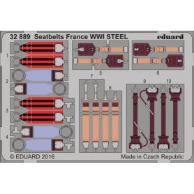 Eduard 1:32 Seatbelts France WWI STEEL