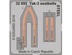 Eduard 1:32 Seatbelts for Yakovlev Yak-3 / Special Hobby STEEL 