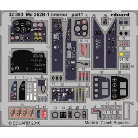 Eduard 1:32 Messerschmitt Me 262B-1 interior REVELL 4995