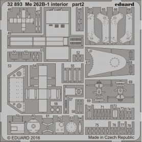 Me 262B-1 interior REVELL 4995