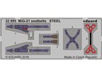 Eduard 1:32 Seatbelts for MiG-21 / STEEL 