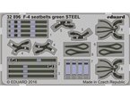 Eduard 1:32 Zielone pasy bezpieczeństwa do F-4 / STEEL