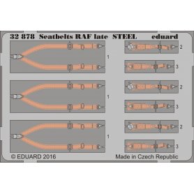 Eduard 1:32 Seatbelts RAF late STEEL