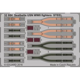 Eduard 1:32 Seatbelts USN WWII fighters STEEL