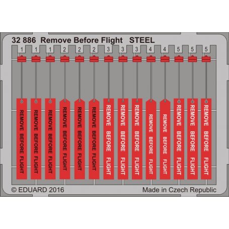 Remove Before Flight STEEL