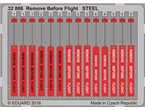 Eduard 1:32 REMOVE BEFORE FLIGHT / STEEL