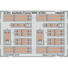 Eduard 1:32 Seatbelts France WWII STEEL