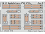 Eduard 1:32 Seatbelts for French airplanes WWII / STEEL 
