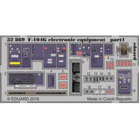 Eduard 1:32 F-104G electronic equipment ITALERI