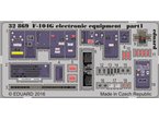 Eduard 1:32 Electronic equipment for F-104G / Italeri 