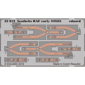 Eduard 1:32 Seatbelts RAF early STEEL