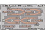 Eduard 1:32 Pasy bezpieczeństwa do RAF wczesny okres / STEEL