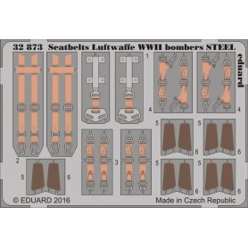 Eduard 1:32 Seatbelts Luftwaffe WWII bombers STEEL