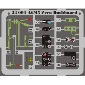 A6M5 Zero dashboard 1/32 TAMIYA
