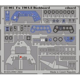 Eduard 1:32 Tablica przyrządów do Focke Wulf Fw-190 A-8 dla Hasegawa