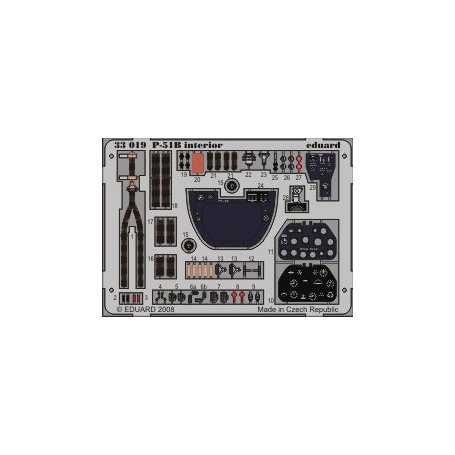 P-51B interior S.A. 1/32 TRUMPETER