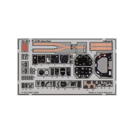 P-51D interior S.A. 1/32 DRAGON