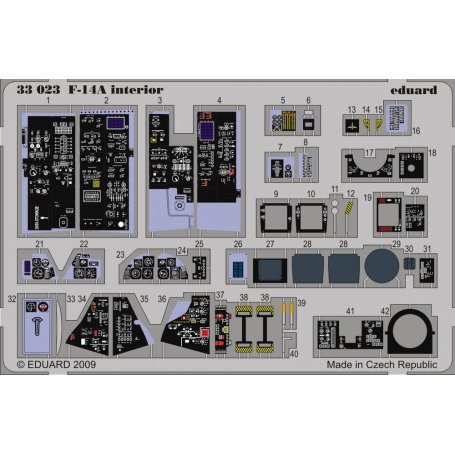 F-14A interior S.A. 1/32 TAMIYA