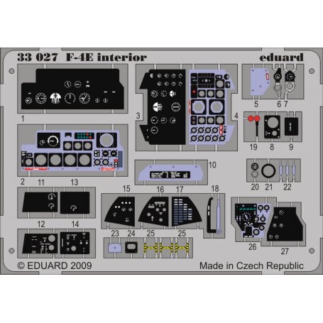 F-4E interior S.A. 1/32 TAMIYA