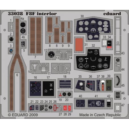 F8F interior S.A. 1/32 TRUMPETER