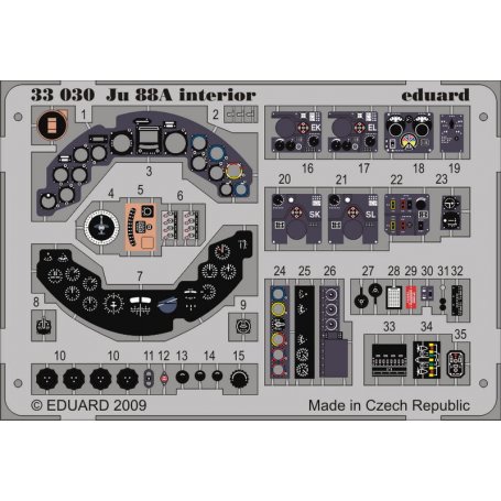 Ju 88A interior S.A. 1/32 REVELL