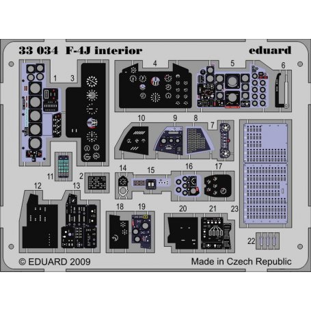 F-4J interior S.A. 1/32 TAMIYA