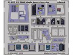 Eduard 1:32 Elementy wnętrza do EF-2000 Typhoon SINGLE SEATER dla Trumpeter