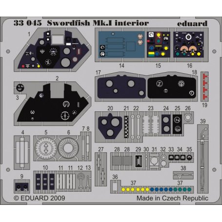 Eduard 1:32 Swordfish Mk.I interior S.A. 1/32 TRUMPETER