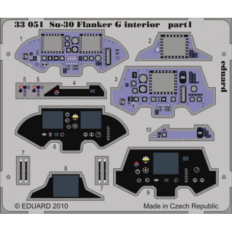 Eduard 1:32 Sukhoi Su-30 Flanker G interior S.A. 1/32 TRUMPETER