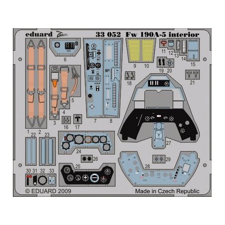 Fw 190A-5 interior S.A. 1/32 HASEGAWA