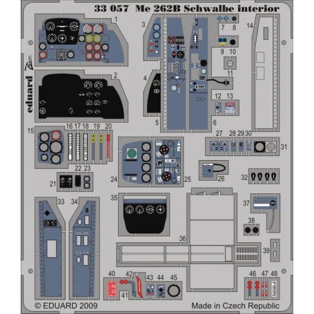 Me 262B Schwalbe interior S.A. 1/32 TRUMPETER